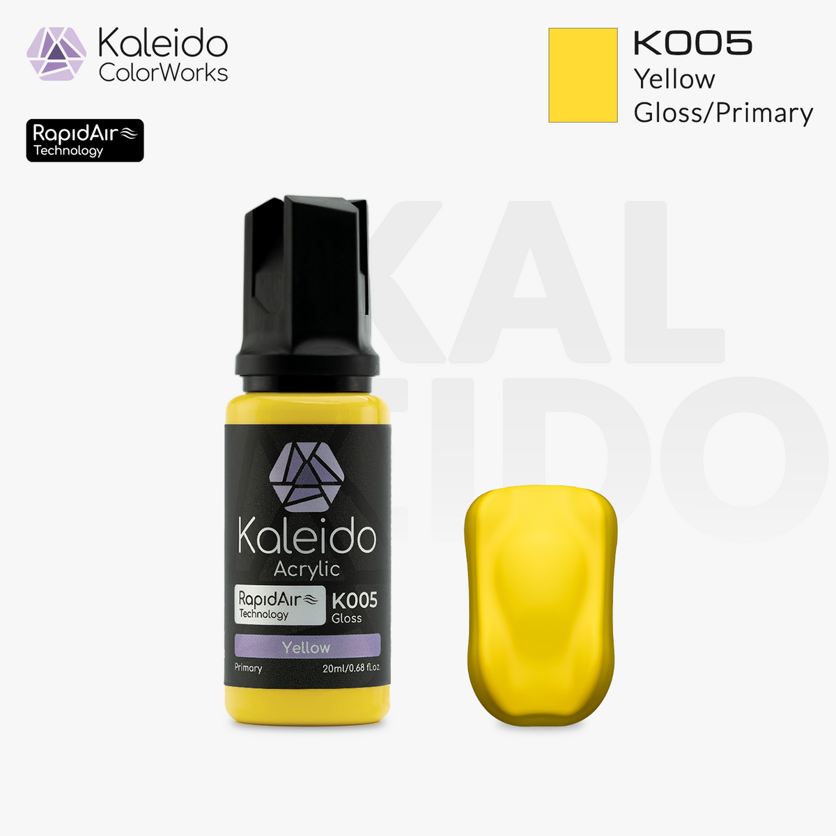 Kaleido ColorWorks สีอะคริลิกสูตรน้ำ Primary Colors Set A 20ml (24 สี) Kaleido ColorWorks