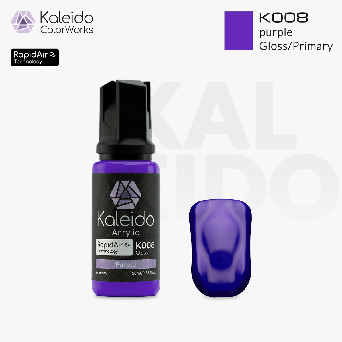 Kaleido ColorWorks สีอะคริลิกสูตรน้ำ Primary Colors Set A 20ml (24 สี) Kaleido ColorWorks