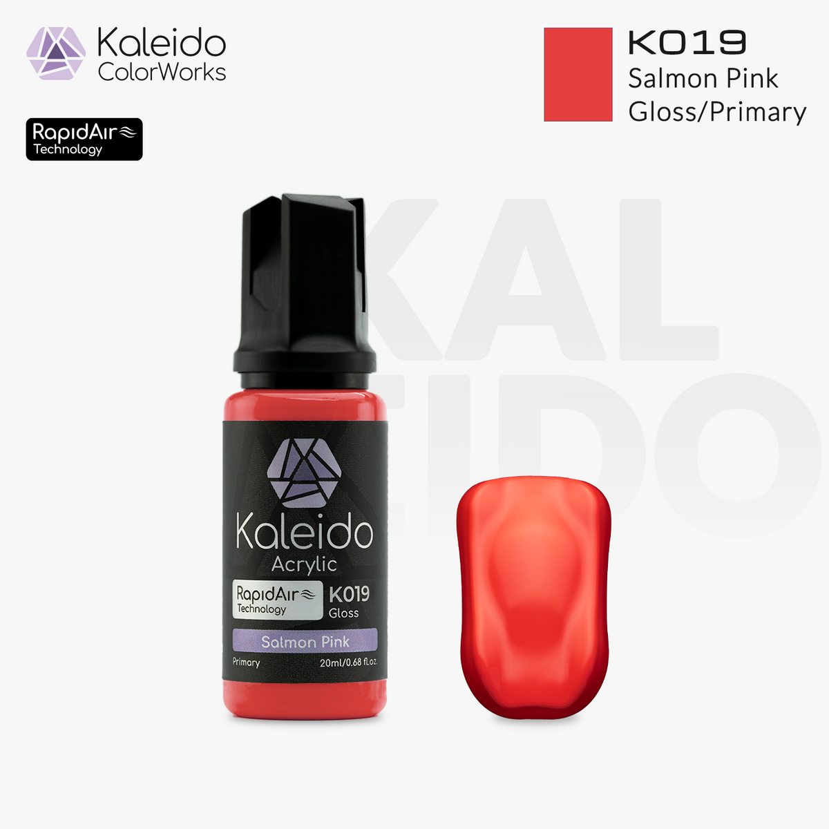 Kaleido ColorWorks สีอะคริลิกสูตรน้ำ Primary Colors Set A 20ml (24 สี) Kaleido ColorWorks