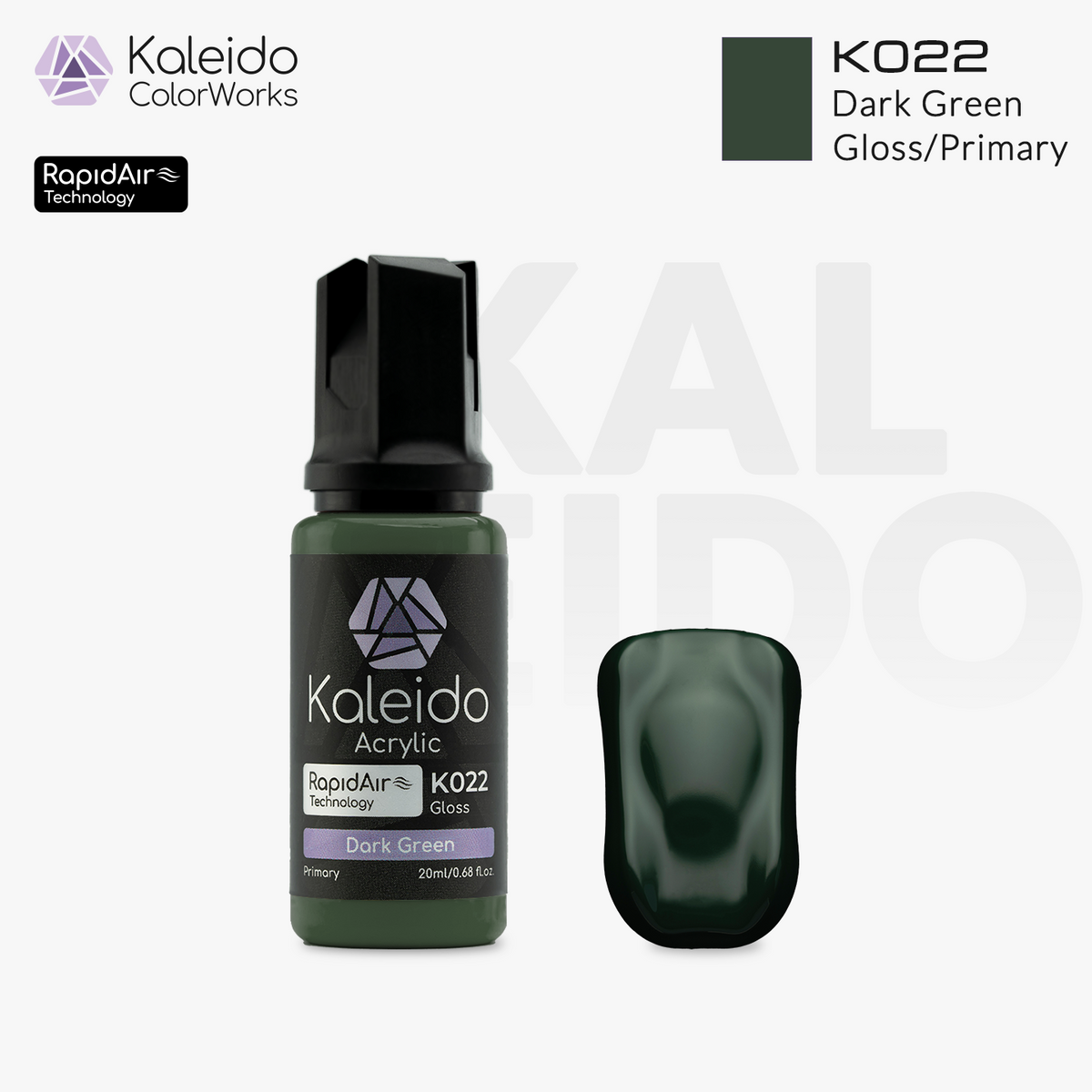 Kaleido ColorWorks สีอะคริลิกสูตรน้ำ Primary Colors Set A 20ml (24 สี) Kaleido ColorWorks