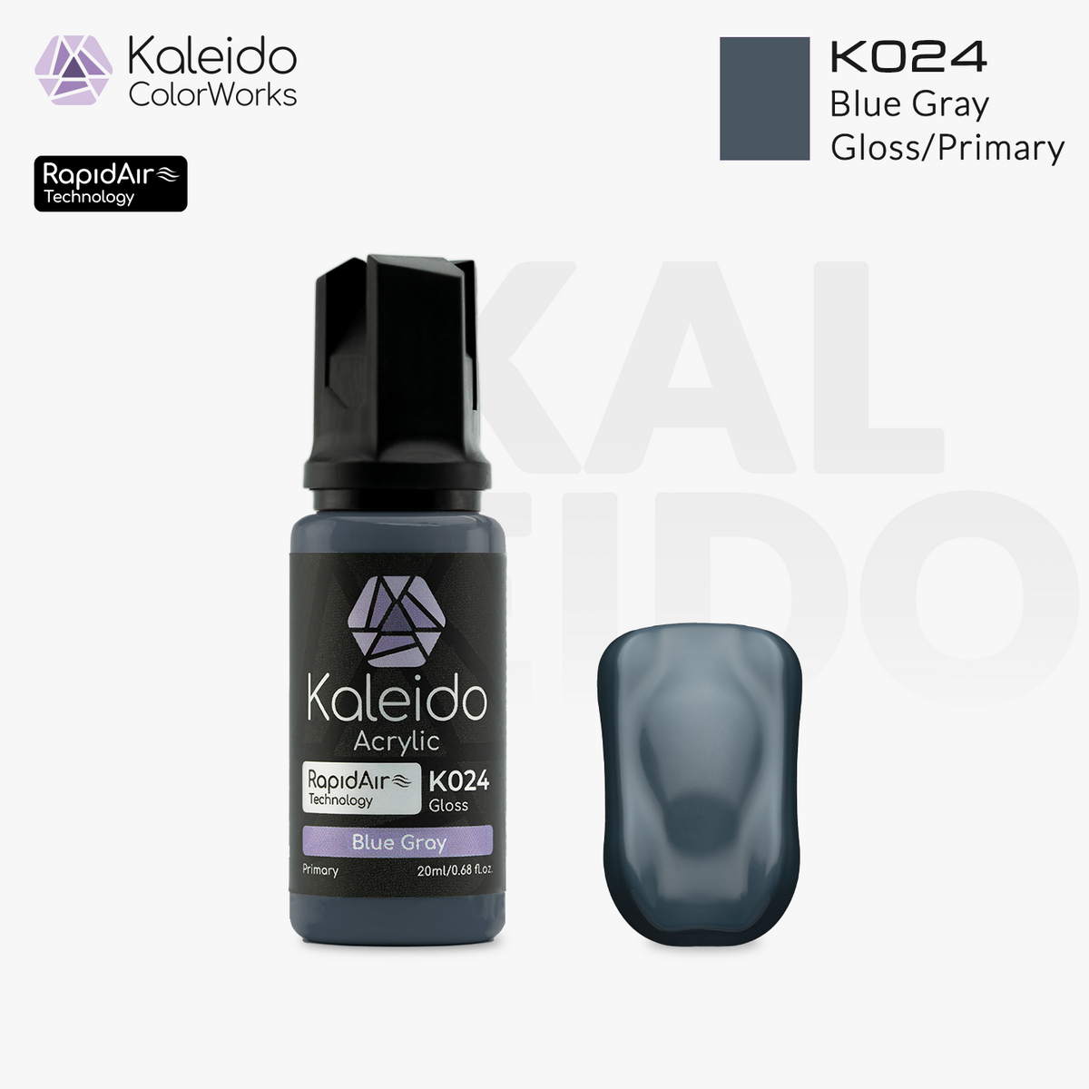 Kaleido ColorWorks สีอะคริลิกสูตรน้ำ Primary Colors Set A 20ml (24 สี) Kaleido ColorWorks