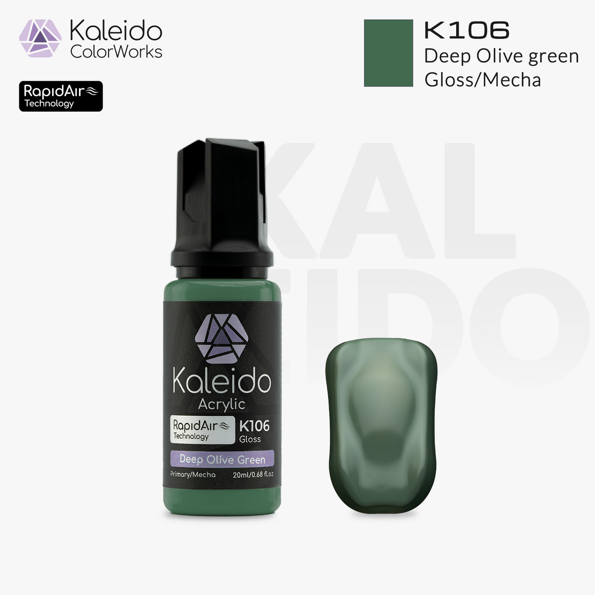 Kaleido ColorWorks สีอะคริลิกสูตรน้ำ Mecha Colors Set A 20ml (24 สี) Kaleido ColorWorks