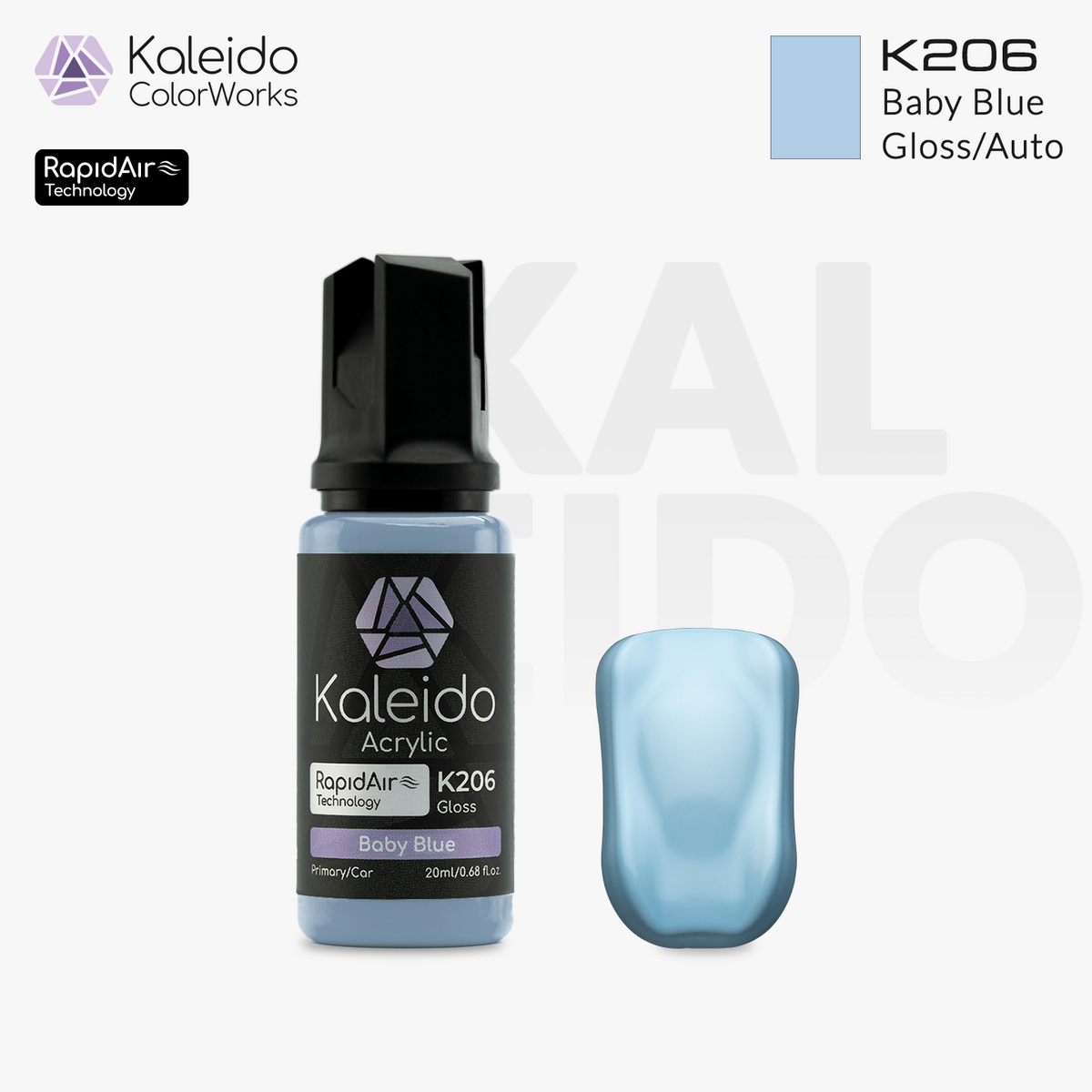 Kaleido ColorWorks สีอะคริลิกสูตรน้ำ Auto Colors Set A 20ml (24 สี) Kaleido ColorWorks