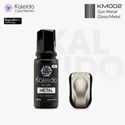 Kaleido ColorWorks สีอะคริลิกสูตรน้ำ Metal Colors 20ml (12 สี) Kaleido ColorWorks