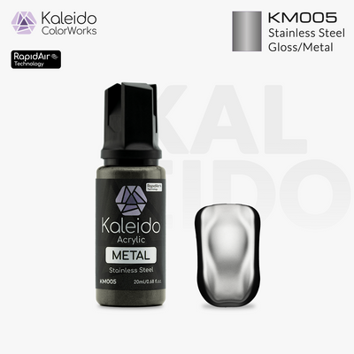 Kaleido ColorWorks สีอะคริลิกสูตรน้ำ Metal Colors 20ml (12 สี) Kaleido ColorWorks