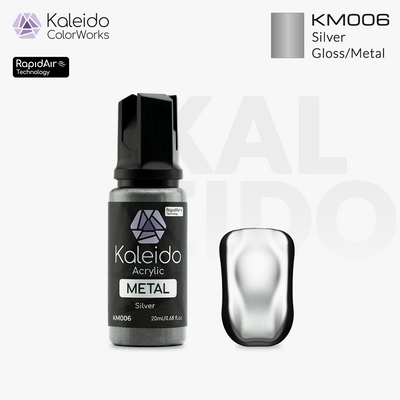 Kaleido ColorWorks สีอะคริลิกสูตรน้ำ Metal Colors 20ml (12 สี) Kaleido ColorWorks