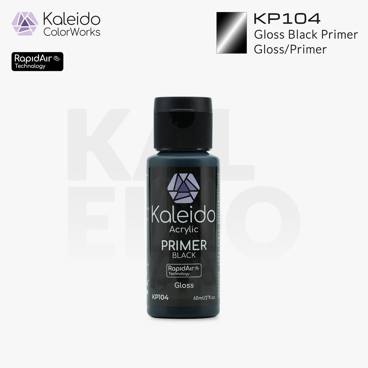 Kaleido ColorWorks สีรองพื้นอะคริลิกสูตรน้ำ Primer 60ml / 210ml (8 แบบ) Kaleido ColorWorks