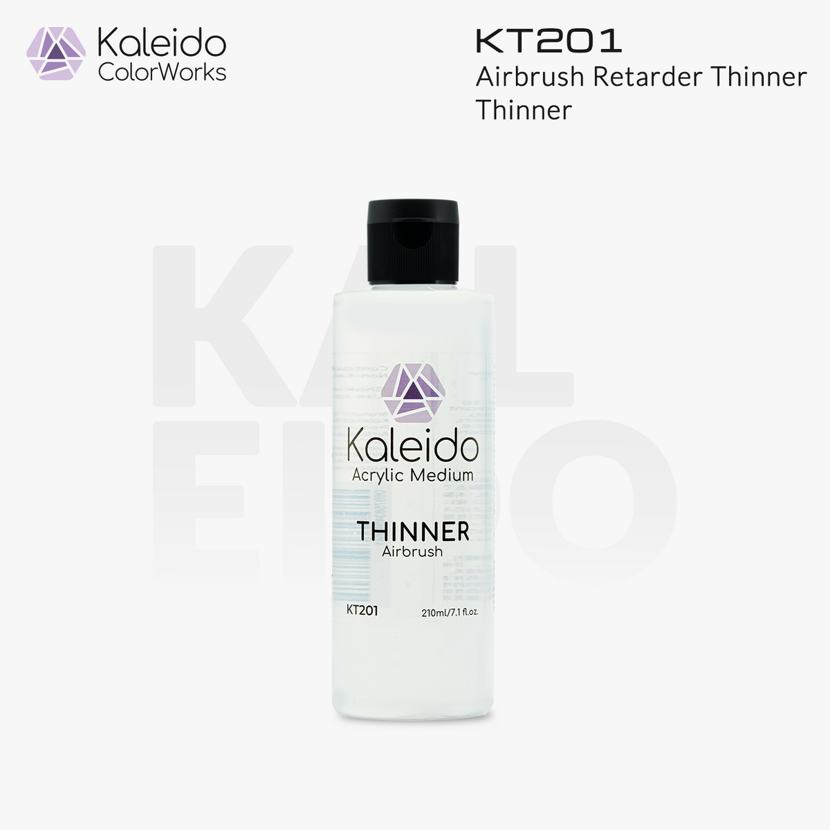Kaleido ColorWorks น้ำยาสำหรับแอร์บรัช Auxiliaries 60ml และ 210ml (6 แบบ) Kaleido ColorWorks