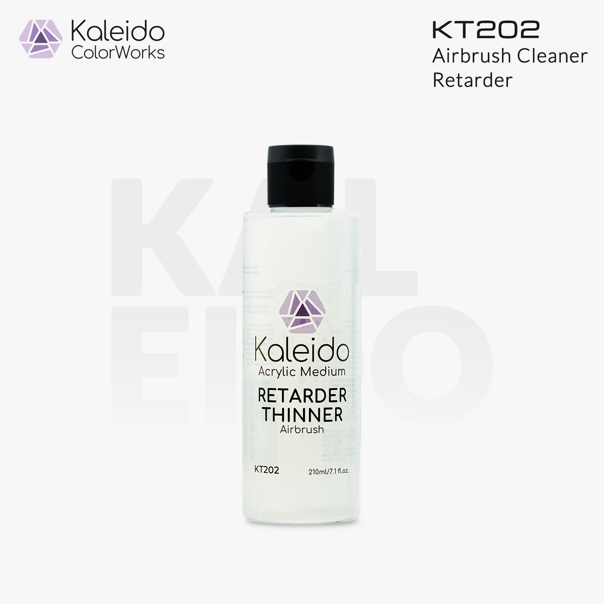 Kaleido ColorWorks น้ำยาสำหรับแอร์บรัช Auxiliaries 60ml และ 210ml (6 แบบ) Kaleido ColorWorks