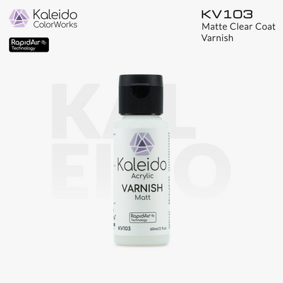 Kaleido ColorWorks น้ำยาเคลือบใสสูตรน้ำ Varnish 60ml และ 210ml (6 แบบ) Kaleido ColorWorks