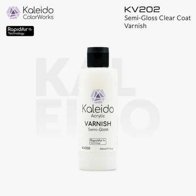Kaleido ColorWorks น้ำยาเคลือบใสสูตรน้ำ Varnish 60ml และ 210ml (6 แบบ) Kaleido ColorWorks
