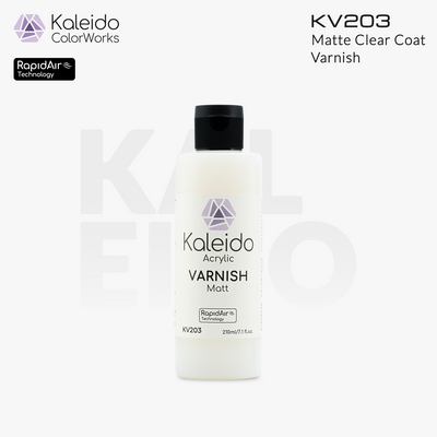 Kaleido ColorWorks น้ำยาเคลือบใสสูตรน้ำ Varnish 60ml และ 210ml (6 แบบ) Kaleido ColorWorks