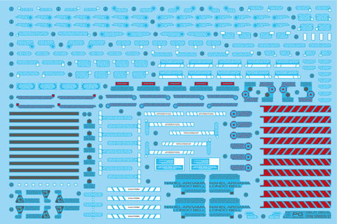 Delpi Water Decal (ดิแคลน้ำ) PG Unicorn Perfectibility Gundam