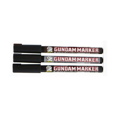 GUNDAM MARKER For Panel Line By MR.HOBBY ปากกาสีแบบกดไหล สำหรับ Panel Line มี 3 สี (GM301 , GM302 , GM303) MR.HOBBY