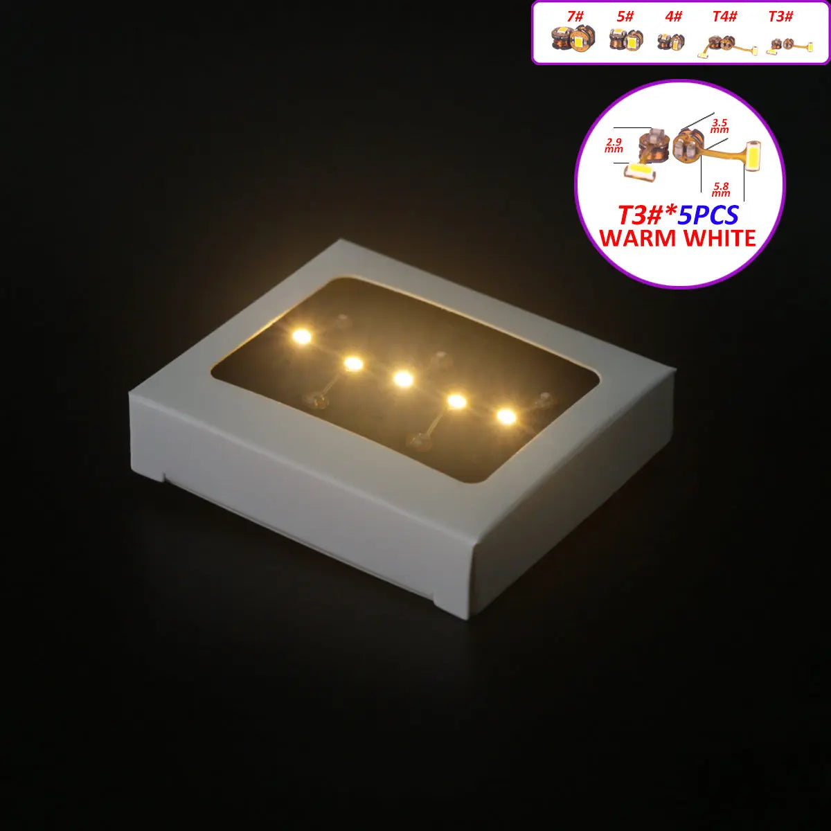 Wireless LED Bead (มี 5 ชิ้น) By LBASE ไฟ LED ไร้สาย LBASE